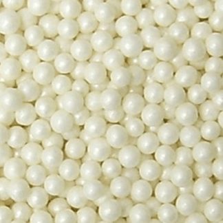 Perles pour Dragée de Mariage x 100g – 100% Sucre – Ivoire